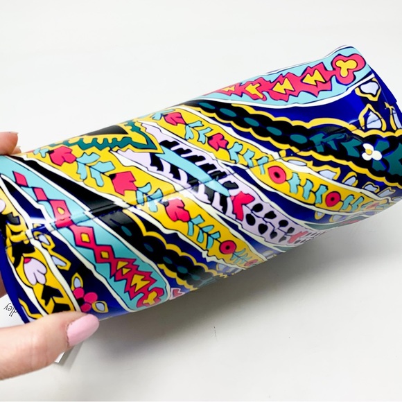 NWOT Vera Bradley Plastic-Lined Medium Cosmetics Makeup Bag Romantic Paisley - Picture 6 of 7